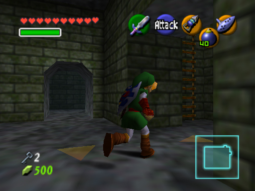 Screenshot from Ocarina of Time