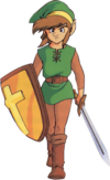 Zelda II The Adventure of Link - link