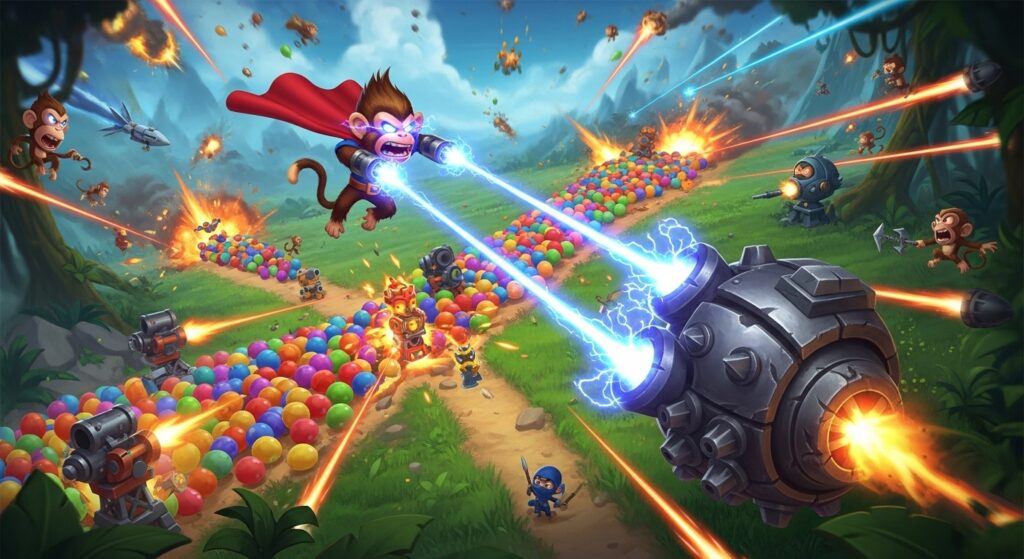 Bloons TD 6 Hack for iOS vs Bloons TD 5