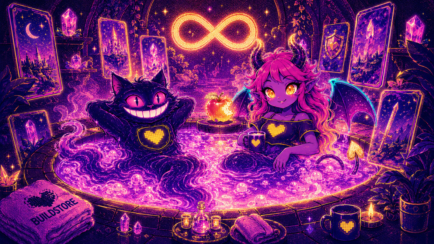 Sid and Eve relaxing in the forbidden lounge