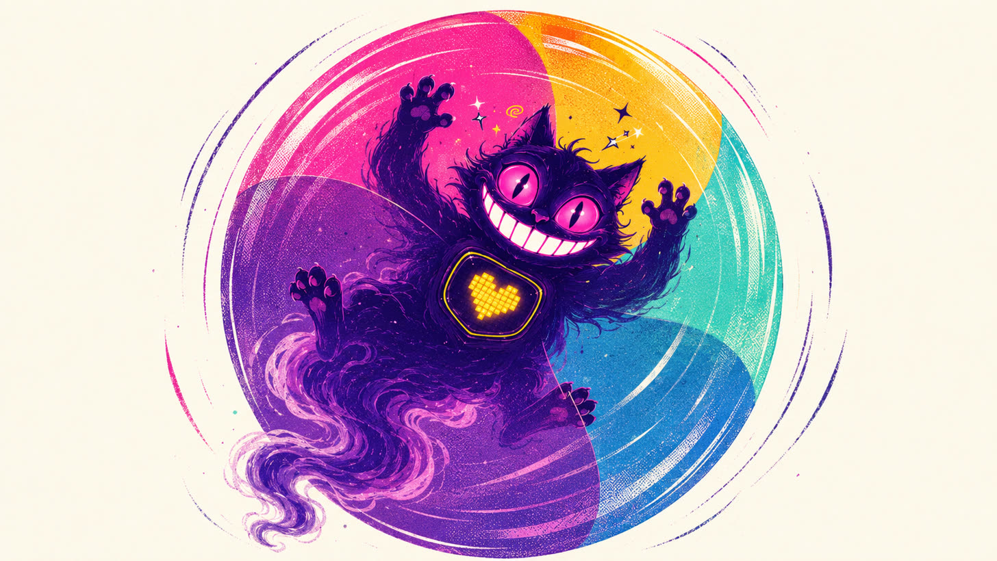 Sid stuck spinning inside an endless loading wheel while a device registers