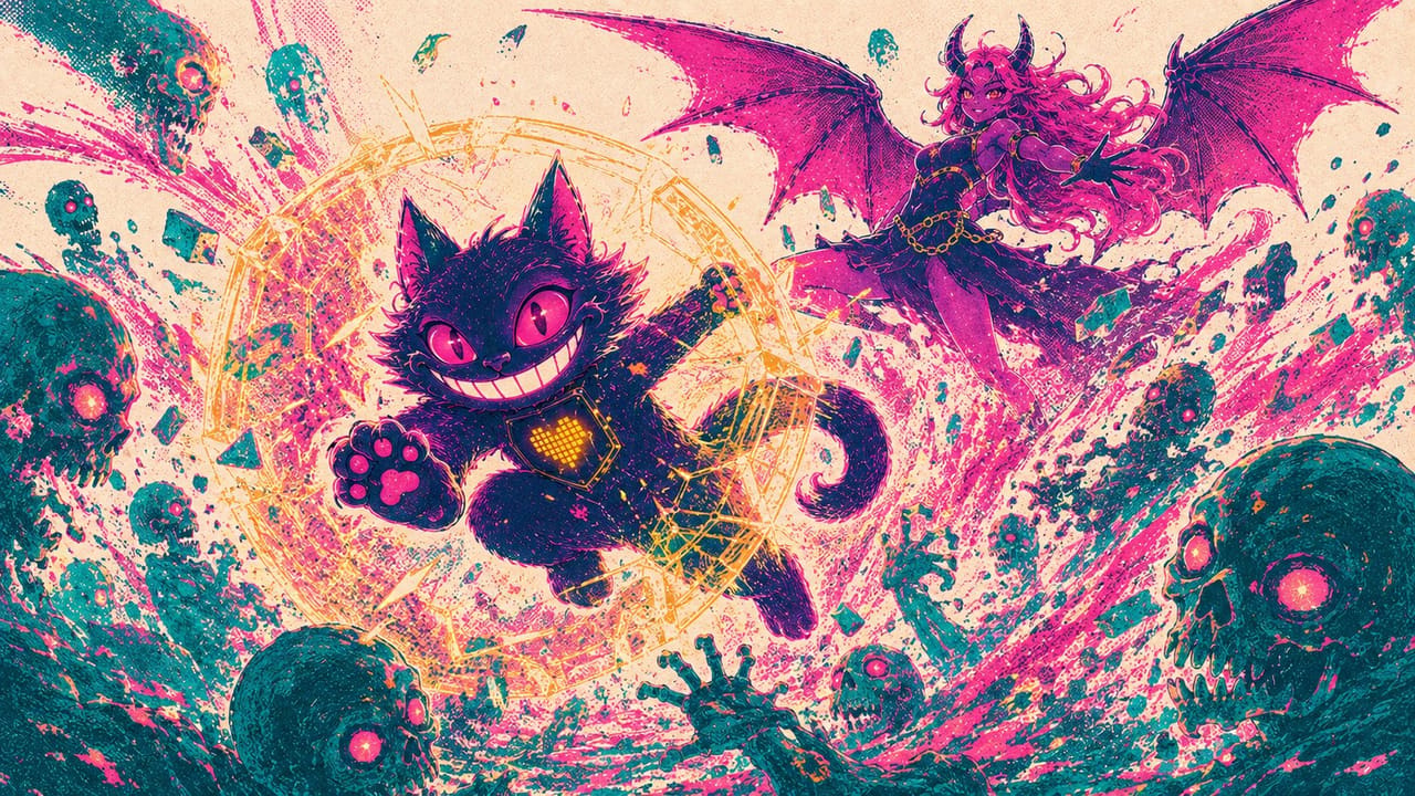 Sid leaping through an exploding wave of walkers with a gold shield flaring around him, Eve riding the shockwave behind