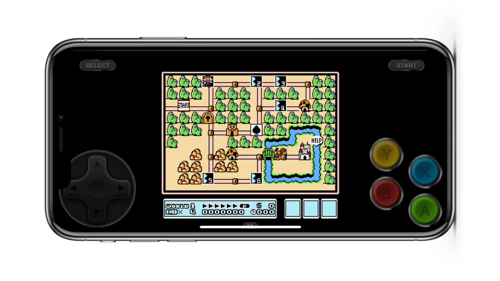 retro game on iphone