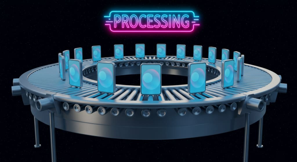 processing iphone